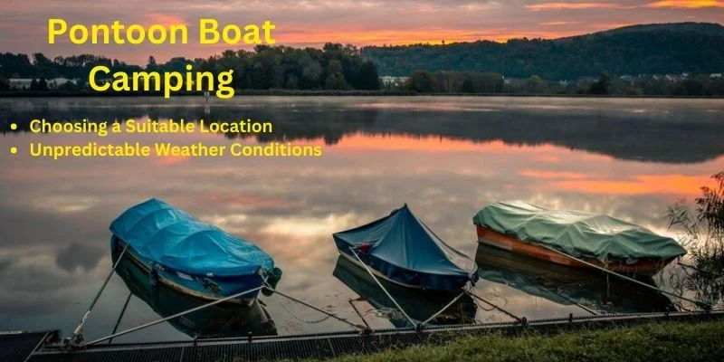 Pontoon Boat Camping Activities